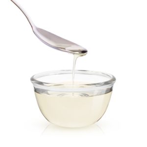 Sugar,Syrup,In,Glass,Bowl,Isolated,On,White,Background